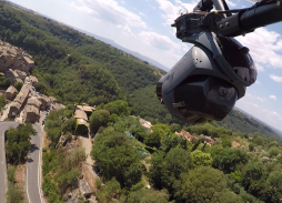 All The Money In The World Aerial Filming Over Calcata Italy