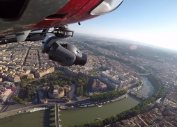 Helicopter Aerial Filming in Rome over Castel Sant'Angelo for All The Money In The World with Mini Eclipse