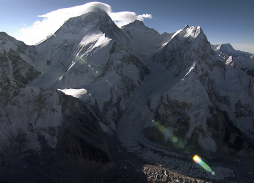 Aerial filming Everest Rescue for The Discovery Channel with Helicopter aerial filming Mini Eclipse