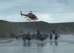 Helicopter Aerial Filming in Pembrokeshire for Snow White & The Huntsman using Eclipse XL HD aerial camera