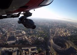 Helicopter Aerial Filming in Rome over The Colosseum for All The Money In The World with Mini Eclipse