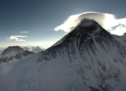 Aerial filming Snowcapped Everest Rescue for The Discovery Channel using Helicopter aerial filming camera Mini Eclipse